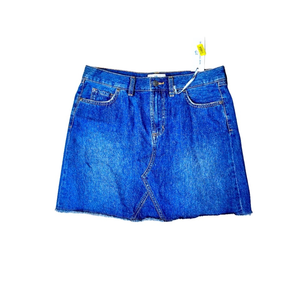 NWT NEW Southern Tide fray Denim skirt size 29 10